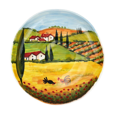 Vietri Terra Toscana Shallow Bowl Bowls Vietri 
