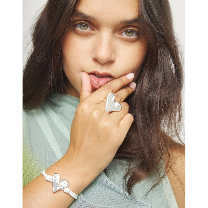 UNOde50 Palpito Maxi Heart Ring Silver Rings UNOde50 