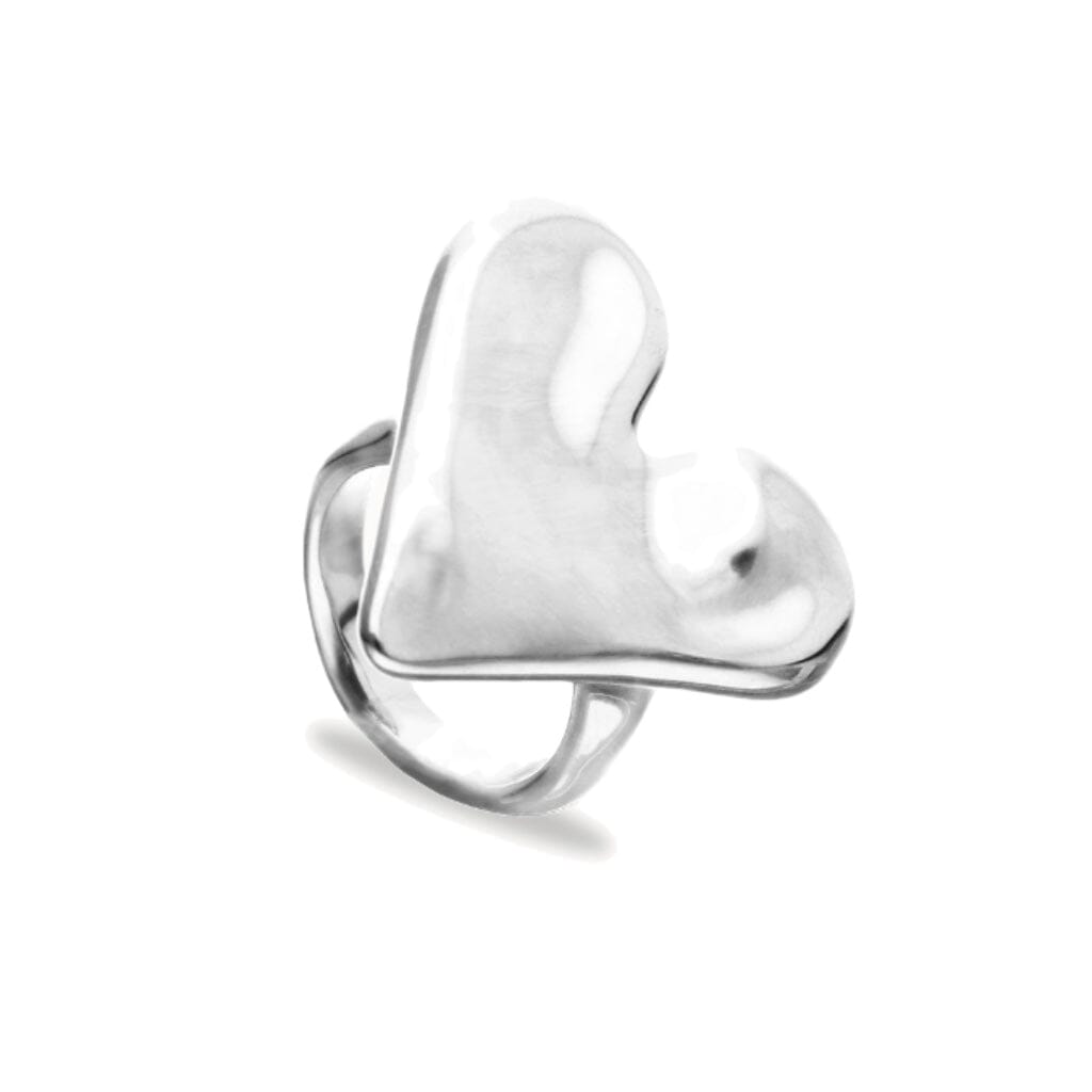UNOde50 Palpito Maxi Heart Ring Silver Rings UNOde50 6 