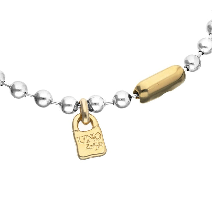 UNOde50 Palpito Two-Tone Beaded Necklace Necklaces UNOde50 