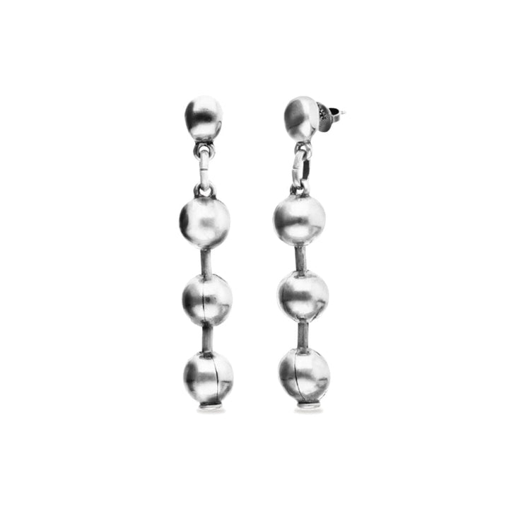 UNOde50 Palpito Bead Drop Earrings Silver Earrings UNOde50 