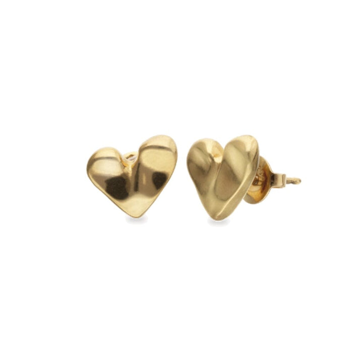 UNOde50 Palpito Heart Stud Earrings Gold Earrings UNOde50 