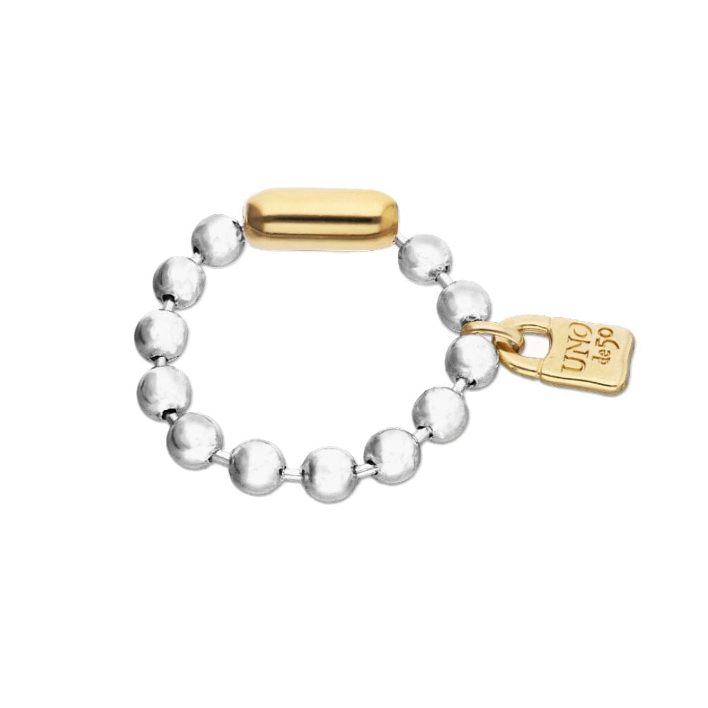 UNOde50 Palpito Two-Tone Beaded Bracelet Bracelets UNOde50 M (6.1”) 