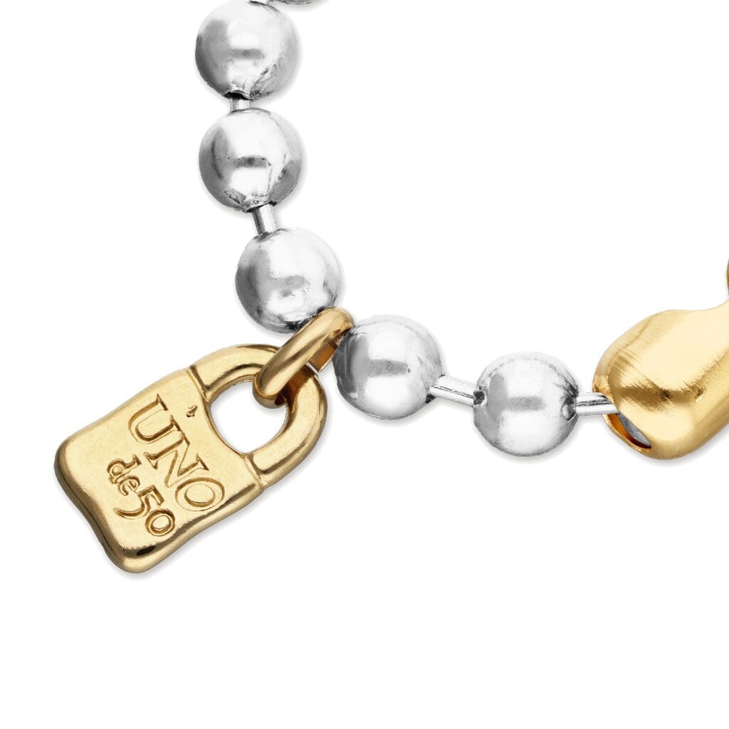 UNOde50 Palpito Two-Tone Beaded Bracelet Bracelets UNOde50 