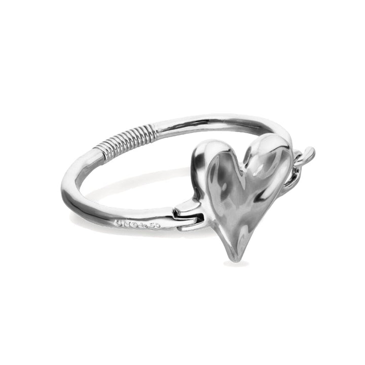 UNOde50 Palpito Heart Bangle Bracelet - Silver Bracelets UNOde50 