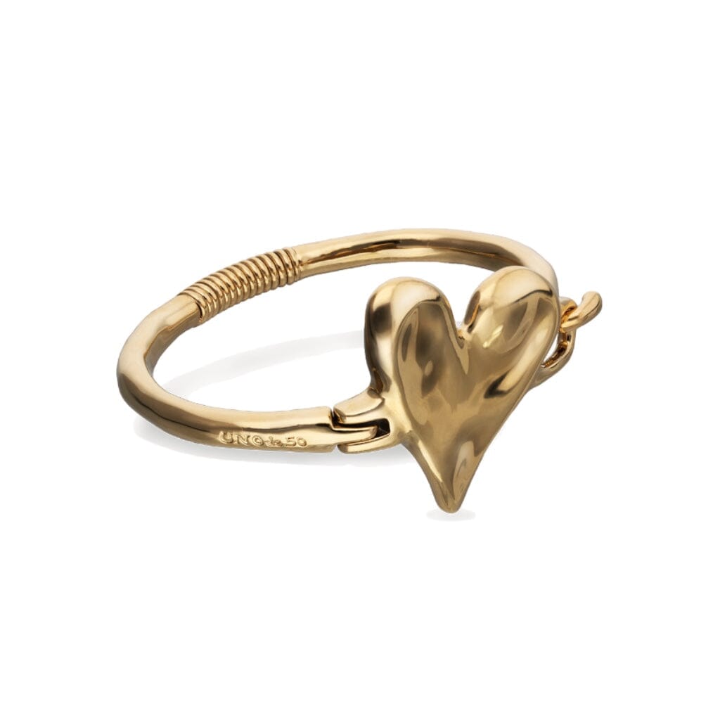 UNOde50 Palpito Heart Bangle Bracelet - Gold Bracelets UNOde50 