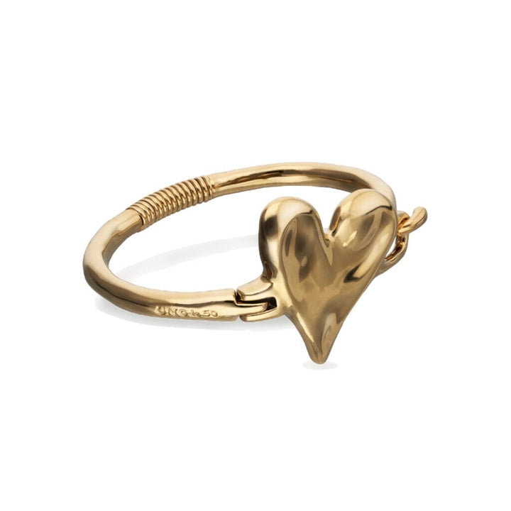 UNOde50 Palpito Heart Bangle Bracelet - Gold Bracelets UNOde50 