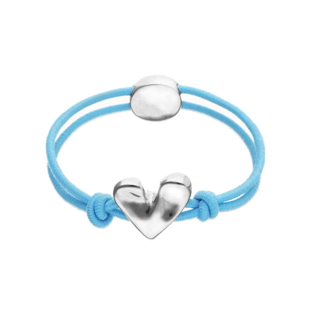 UNOde50 Palpito Blue Elastic Thread Bracelet Silver Bracelets UNOde50 S 