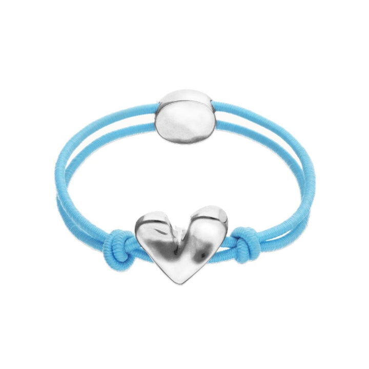 UNOde50 Palpito Blue Elastic Thread Bracelet Silver Bracelets UNOde50 S 