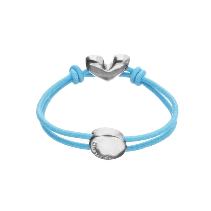 UNOde50 Palpito Blue Elastic Thread Bracelet Silver Bracelets UNOde50 