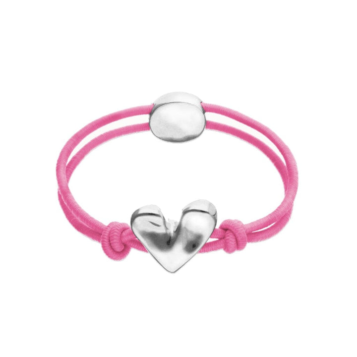 UNOde50 Palpito Pink Elastic Thread Bracelet Silver Bracelets UNOde50 S 
