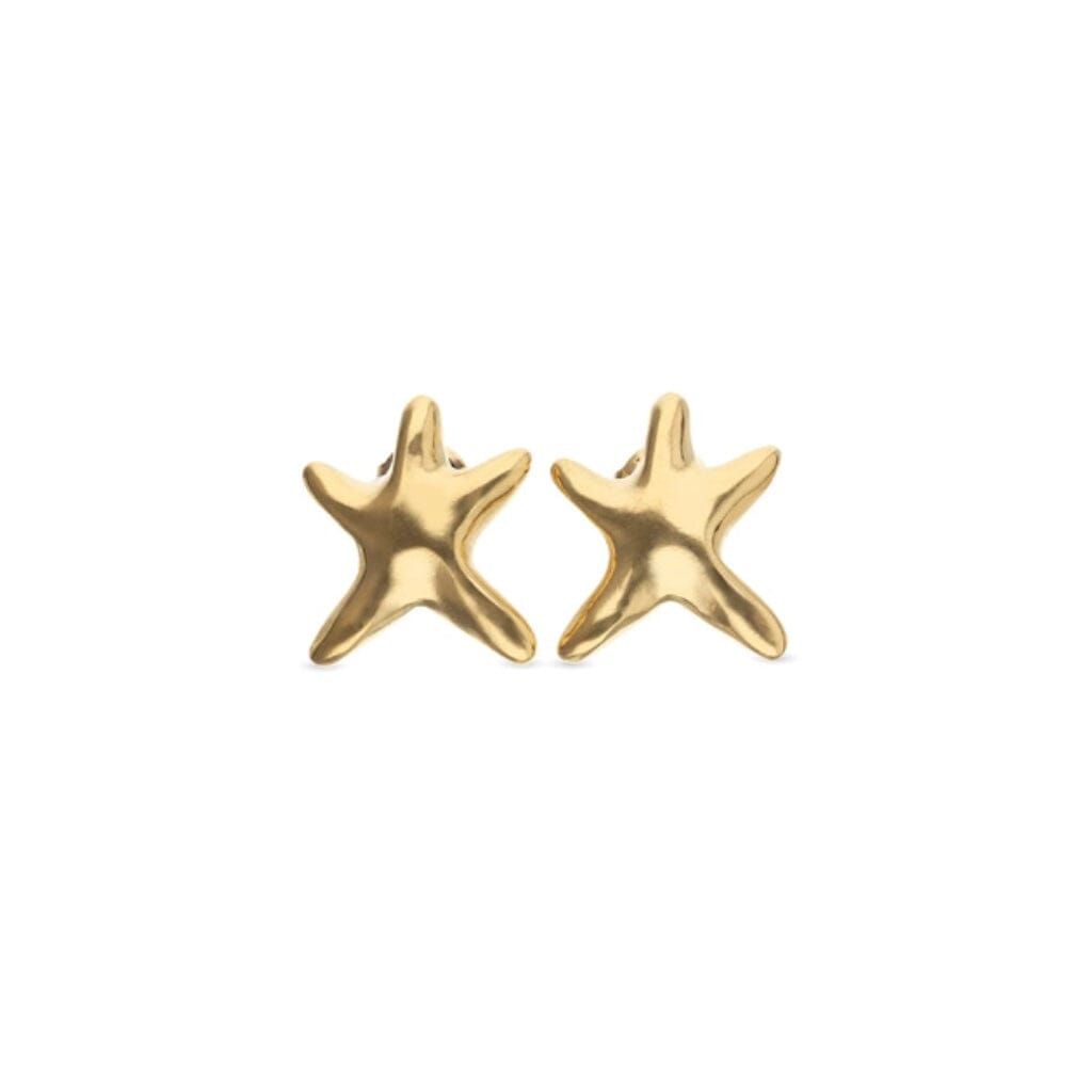 UNOde50 Arcadia Star Starfish Stud Earrings Gold Earrings UNOde50 