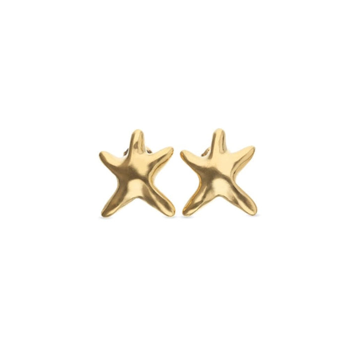 UNOde50 Arcadia Star Starfish Stud Earrings Gold Earrings UNOde50 