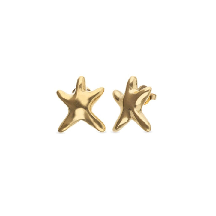 UNOde50 Arcadia Star Starfish Stud Earrings Gold Earrings UNOde50 