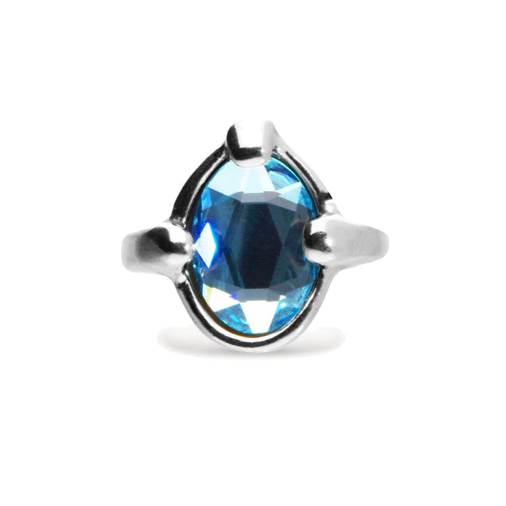 UNOde50 Ser Deslumbrante Blue Crystal Ring Silver Rings UNOde50 6 