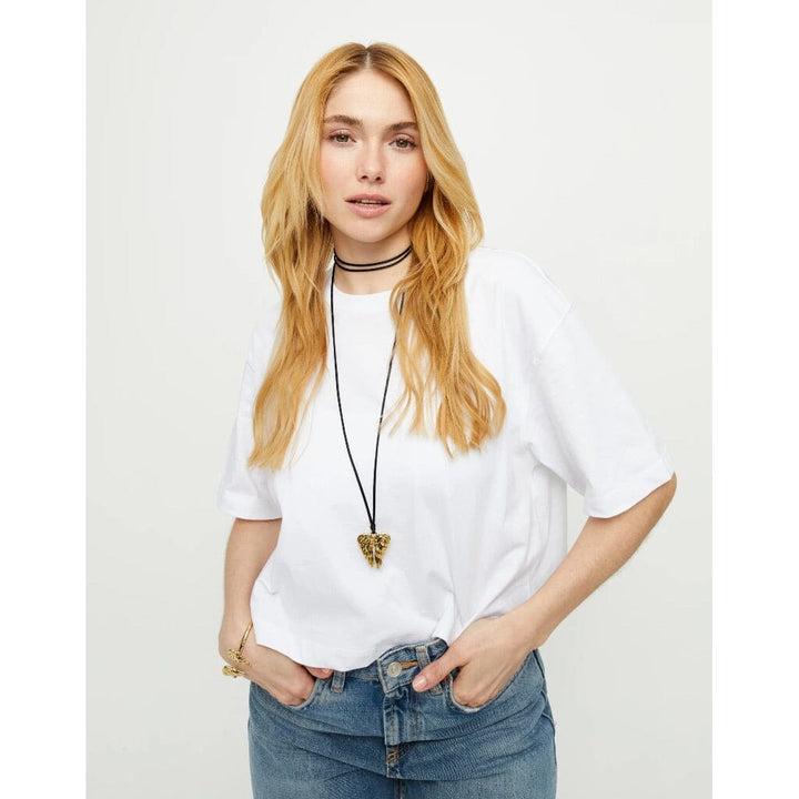 UNOde50 Ser Invencible Silk Cord Wing Necklace Gold Necklaces UNOde50 