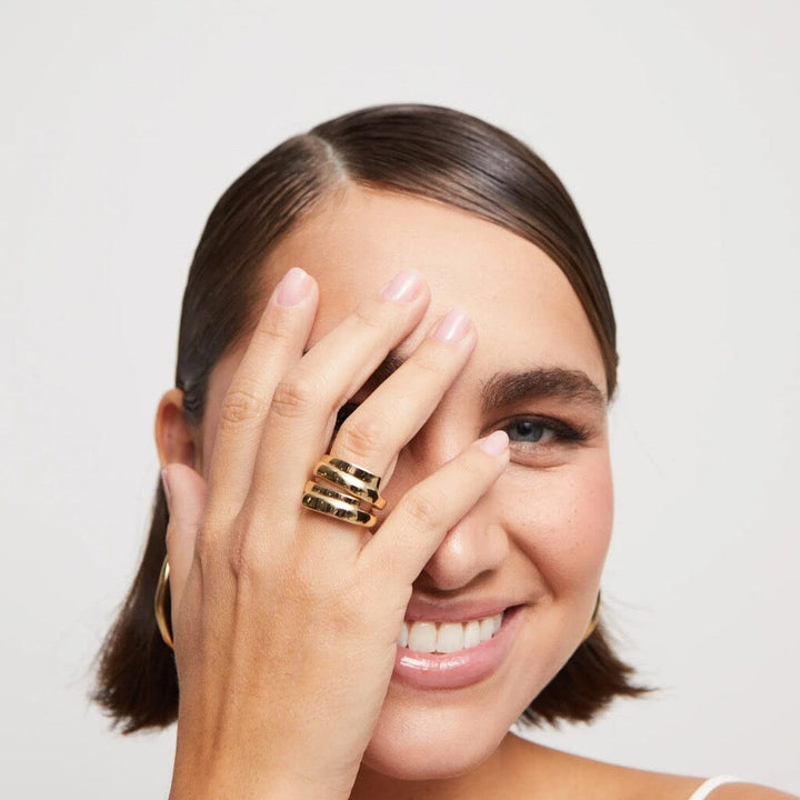UNOde50 Maratua Island Ring Gold Rings UNOde50 
