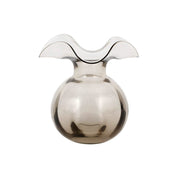 Vietri Hibiscus Glass Gray Bud Vase Vases Vietri 