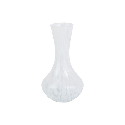 Vietri Nuvola White Small Fluted Vase Vases Vietri 