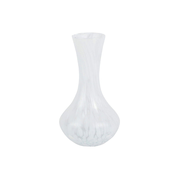 Vietri Nuvola White Small Fluted Vase Vases Vietri 
