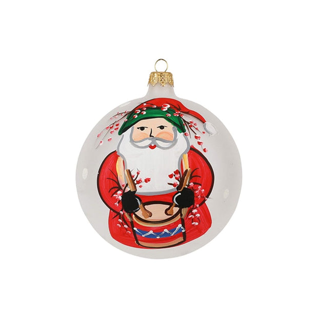 Vietri Old St. Nick Drum Ornament Christmas Ornaments Vietri 