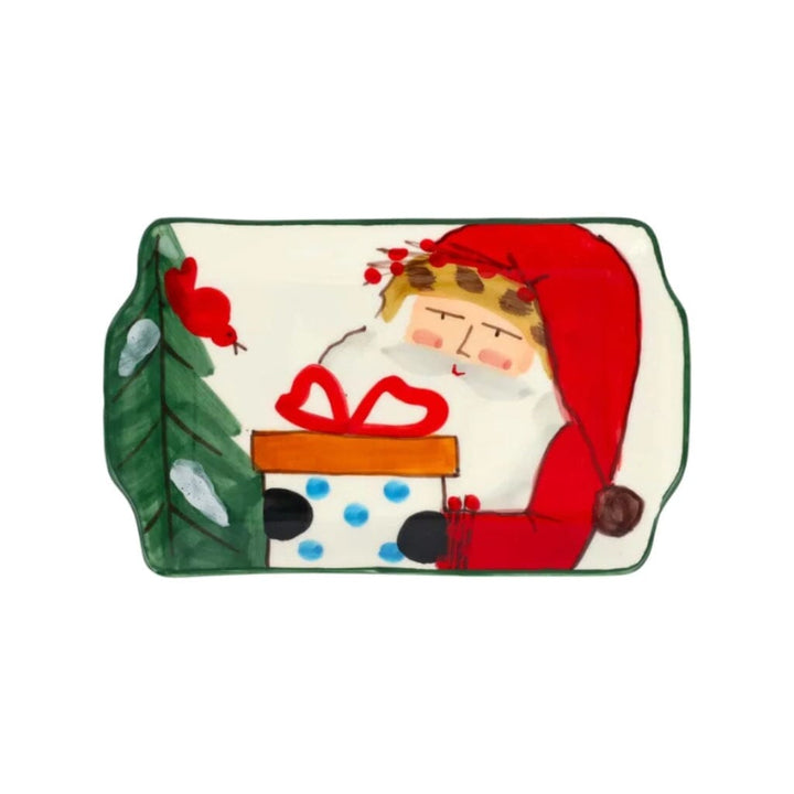 Vietri Old St. Nick 2026 Limited Edition Rectangular Plate Platters Vietri 