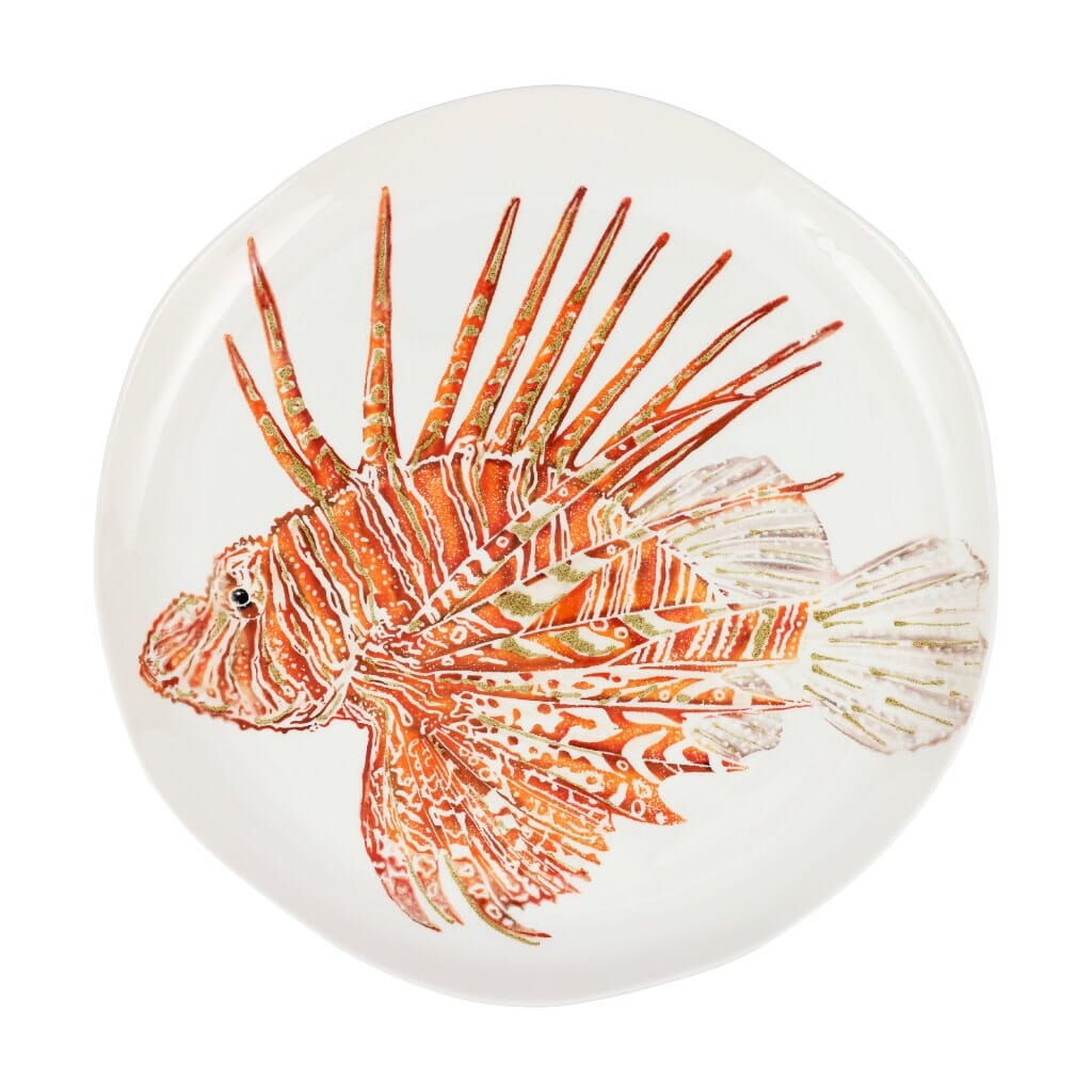 Vietri Reef Lionfish Round Platter Platters Vietri 