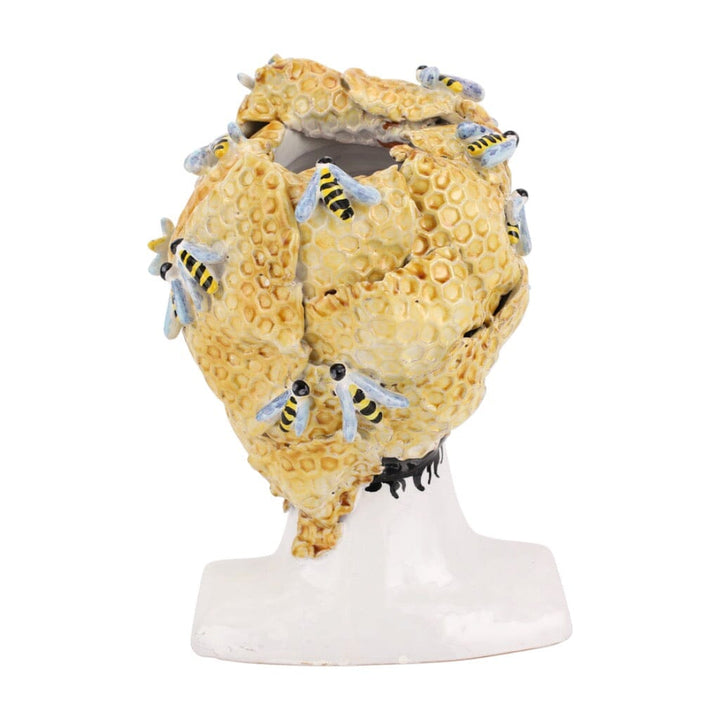 Vietri Sicilian Heads - Honeycomb Head Sculptures Vietri 