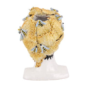 Vietri Sicilian Heads - Honeycomb Head Sculptures Vietri 