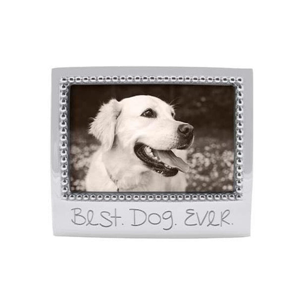 Mariposa BEST DOG EVER Beaded 4" x 6" Frame Fine Decor Direct