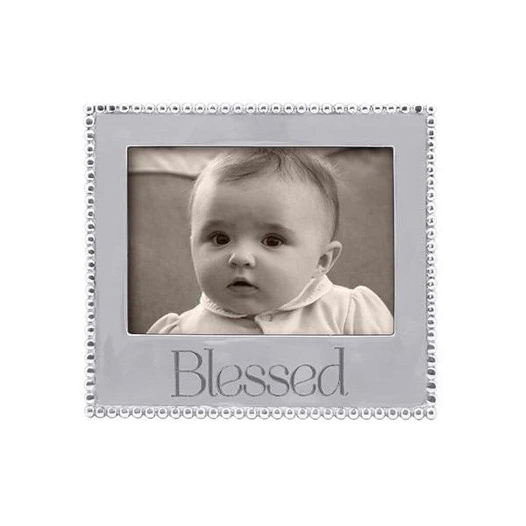 Mariposa BLESSED Beaded 5" x 7" Frame Picture Frames Mariposa 