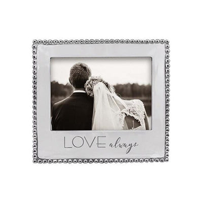 Mariposa LOVE, ALWAYS Beaded 5" x 7" Frame Picture Frames Mariposa 