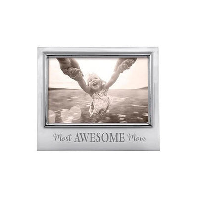 Mariposa MOST AWESOME MOM 4" x 6" Signature Frame Picture Frames Mariposa 