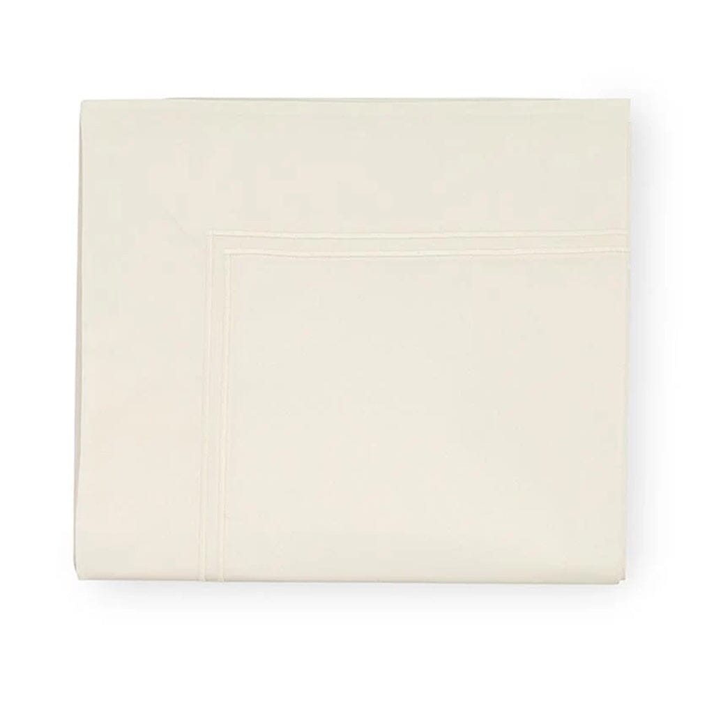 Sferra Grande Hotel Twin Flat Sheet 74" x 114" Bedding Sferra IVORY/IVORY 