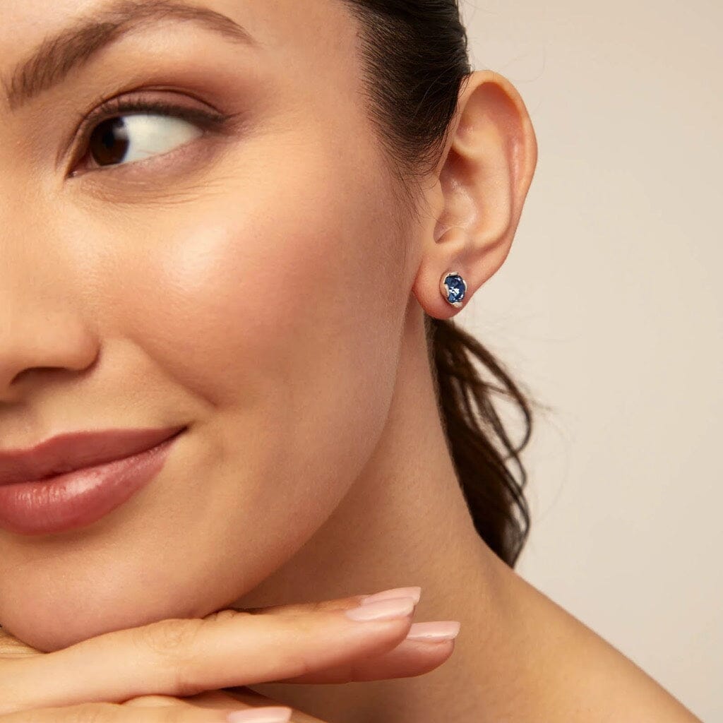 UNOde50 Aura Blue Earrings Silver Earrings UNOde50 