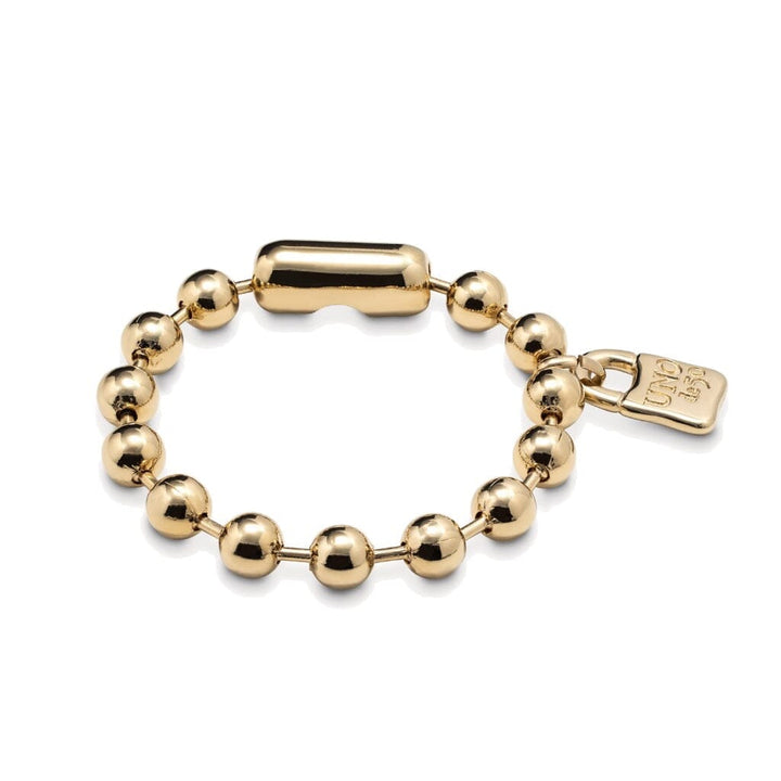 UNOde50 Snowflake Bracelet Gold Bracelets UNOde50 M (6.1”) 