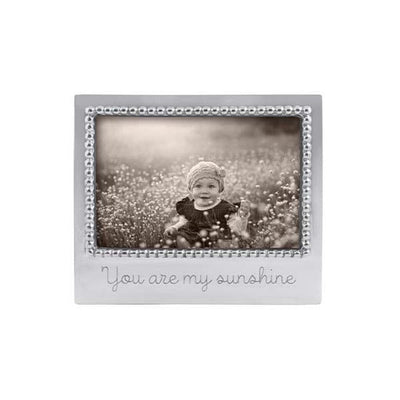 Mariposa YOU ARE MY SUNSHINE Beaded 4" x 6" Frame Picture Frames Mariposa 