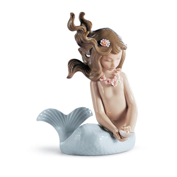 Lladro Porcelain Mirage Mermaid Figurine Figurines Lladro 