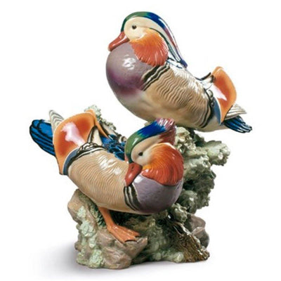 Lladro Porcelain Mandarin Ducks Figurine LE 1500 Figurines Lladro 