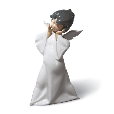 Lladro Porcelain Mime Angel Figurine Figurines Lladro 