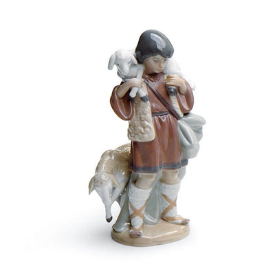 Lladro Porcelain Shepherd Boy Figurine Figurines Lladro 