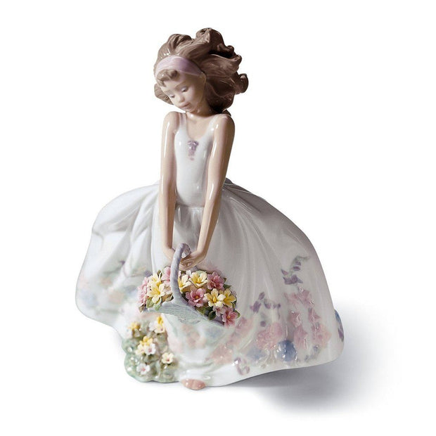 Lladro Porcelain Wildflowers Figurine Figurines Lladro 