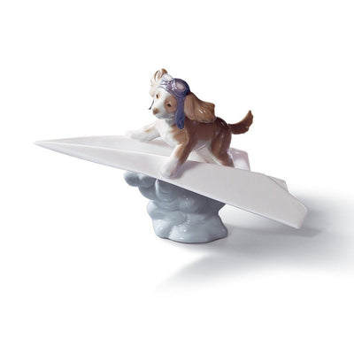 Lladro Porcelain Let's Fly Away Figurine Figurines Lladro 