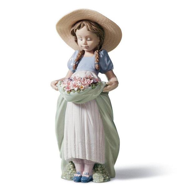 Lladro Porcelain Bountiful Blossoms Figurine Figurines Lladro 