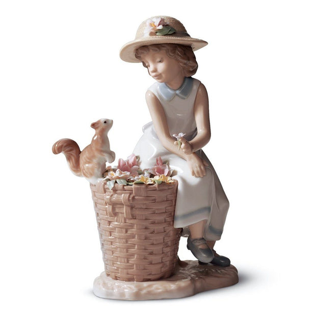 Lladro Porcelain Hello, Little Squirrel! Figurine Figurines Lladro 