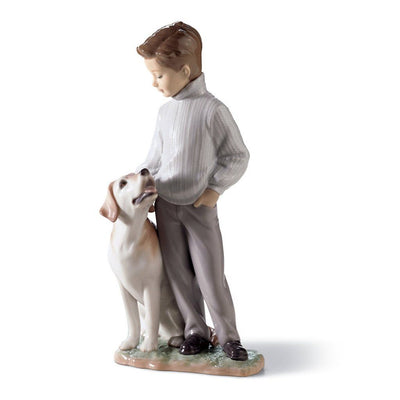 Lladro Porcelain My Loyal Friend Figurine Figurines Lladro 