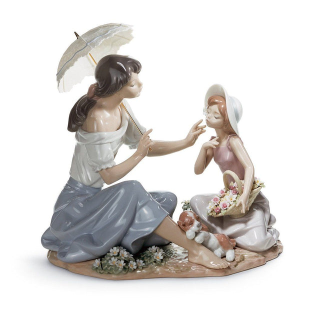 Lladro Porcelain As Pretty As A Flower Figurine Figurines Lladro 