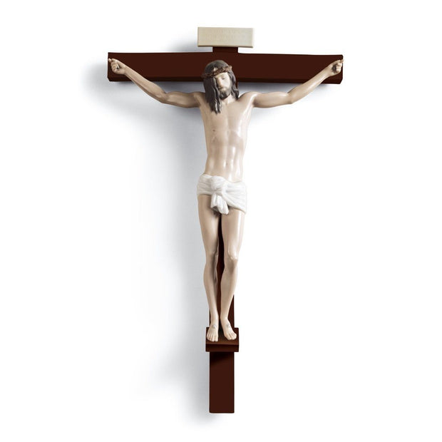 Lladro Porcelain Our Saviour Cross Wall Art Wall Art Lladro 