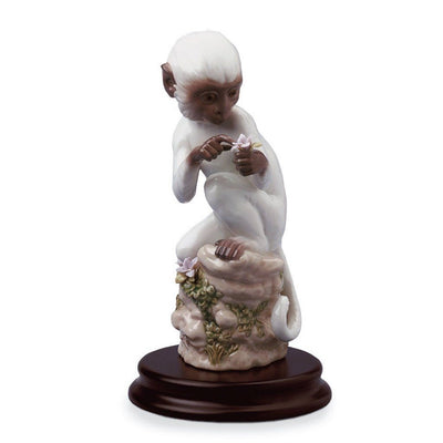 Lladro Porcelain The Monkey Figurine Figurines Lladro 