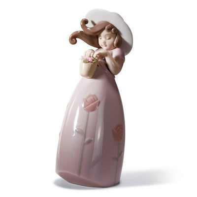 Lladro Porcelain Little Rose Figurine Figurines Lladro 